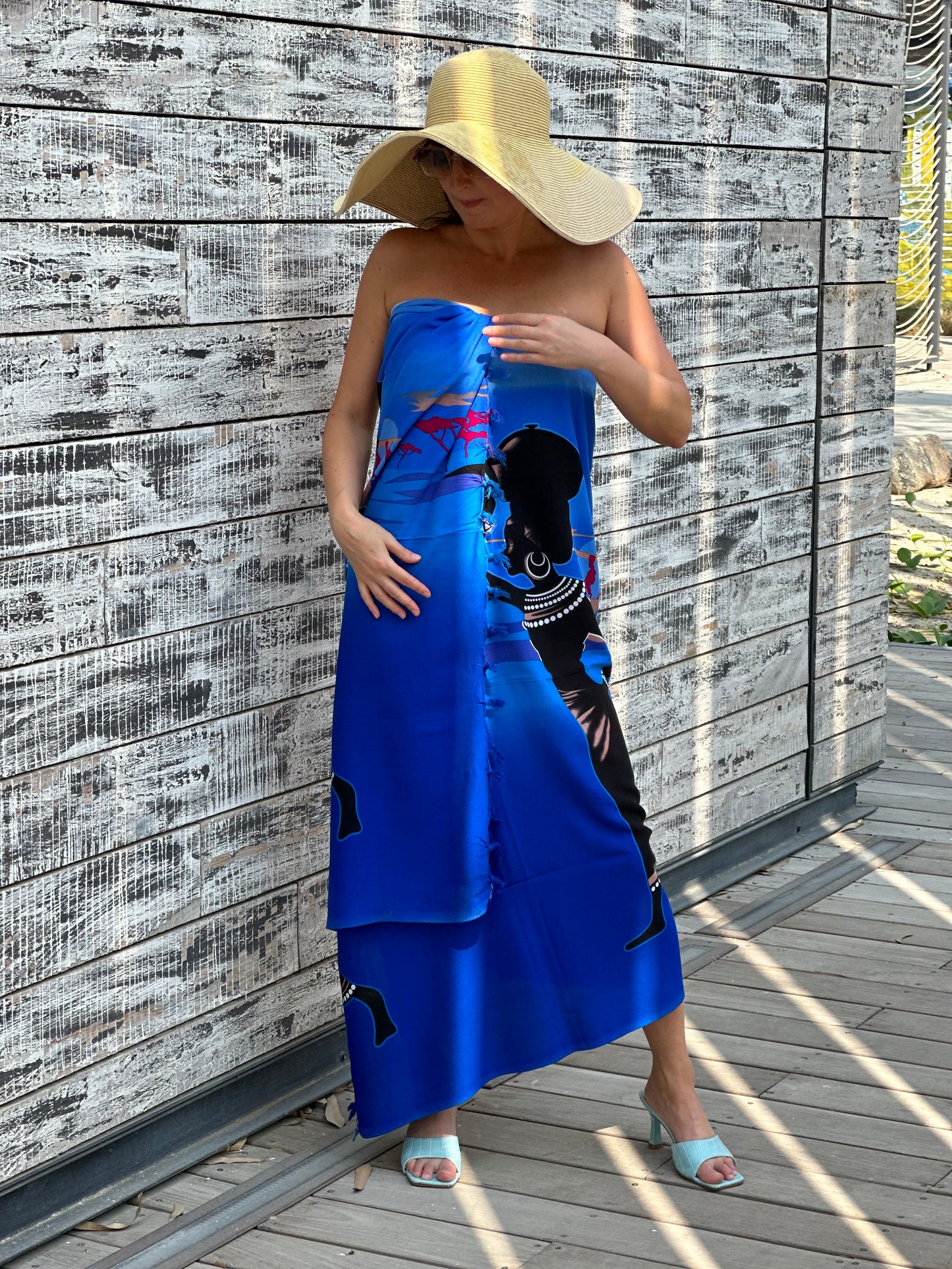 Blue African Diva