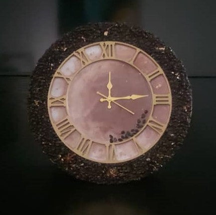 Hand-made Coffee Decorated Wall Clock