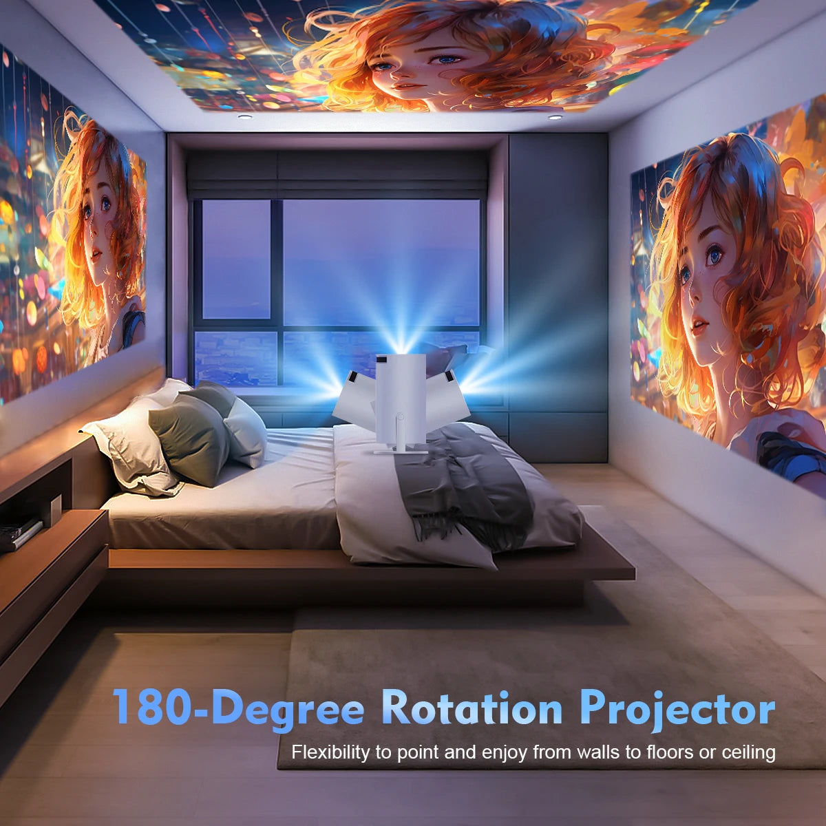 Home Cinema 4K Mini Projector